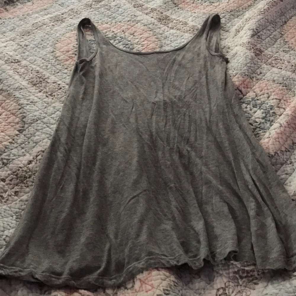 Grey Miami Style top